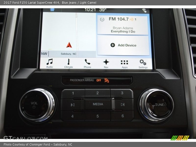 Blue Jeans / Light Camel 2017 Ford F150 Lariat SuperCrew 4X4