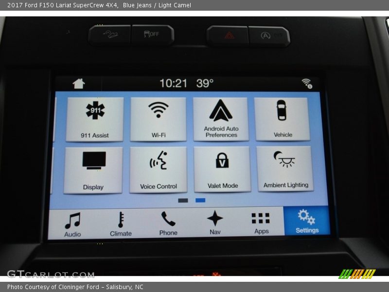 Blue Jeans / Light Camel 2017 Ford F150 Lariat SuperCrew 4X4