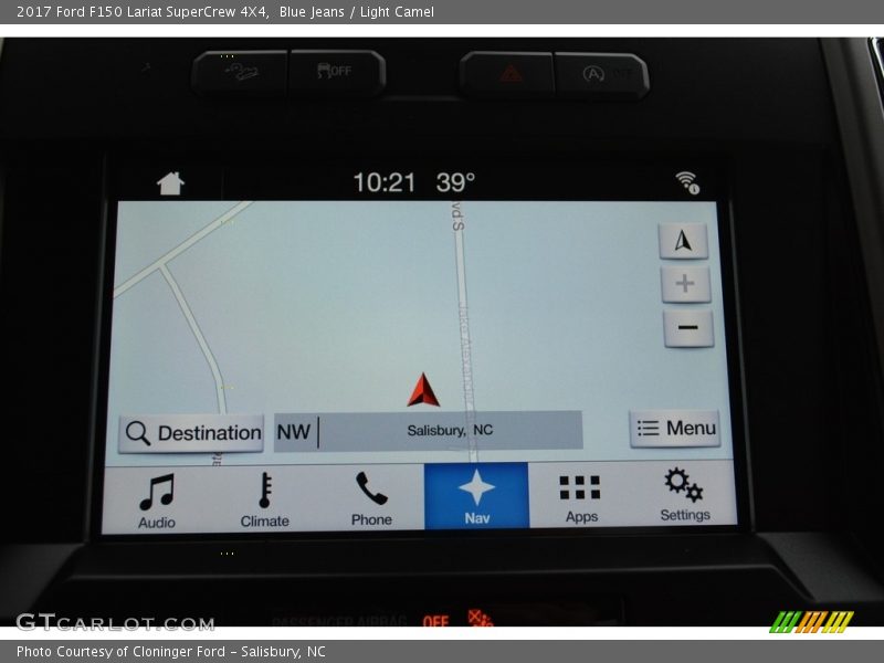 Blue Jeans / Light Camel 2017 Ford F150 Lariat SuperCrew 4X4