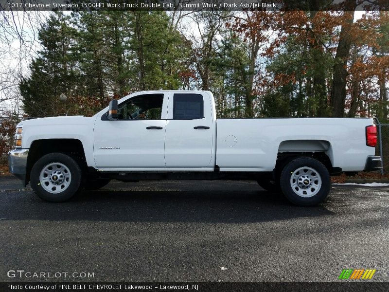 Summit White / Dark Ash/Jet Black 2017 Chevrolet Silverado 3500HD Work Truck Double Cab