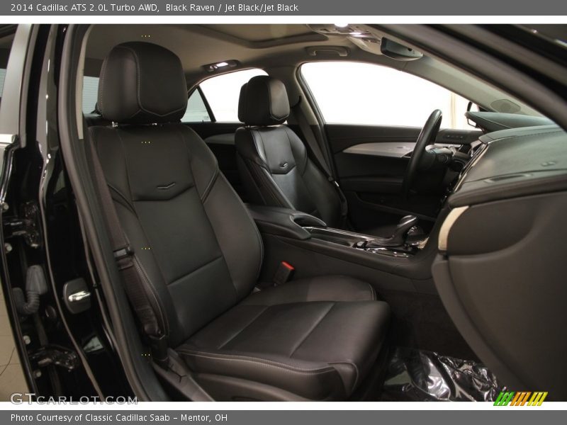 Black Raven / Jet Black/Jet Black 2014 Cadillac ATS 2.0L Turbo AWD