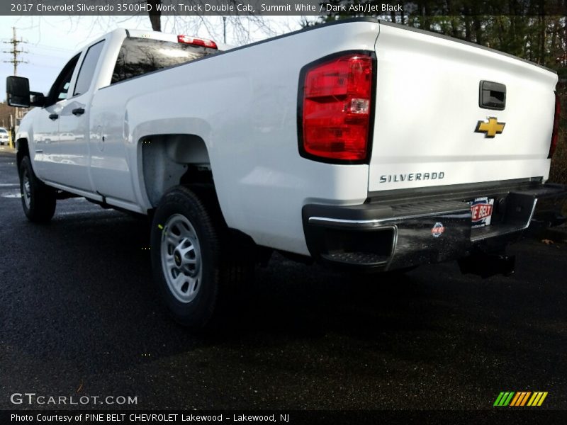 Summit White / Dark Ash/Jet Black 2017 Chevrolet Silverado 3500HD Work Truck Double Cab