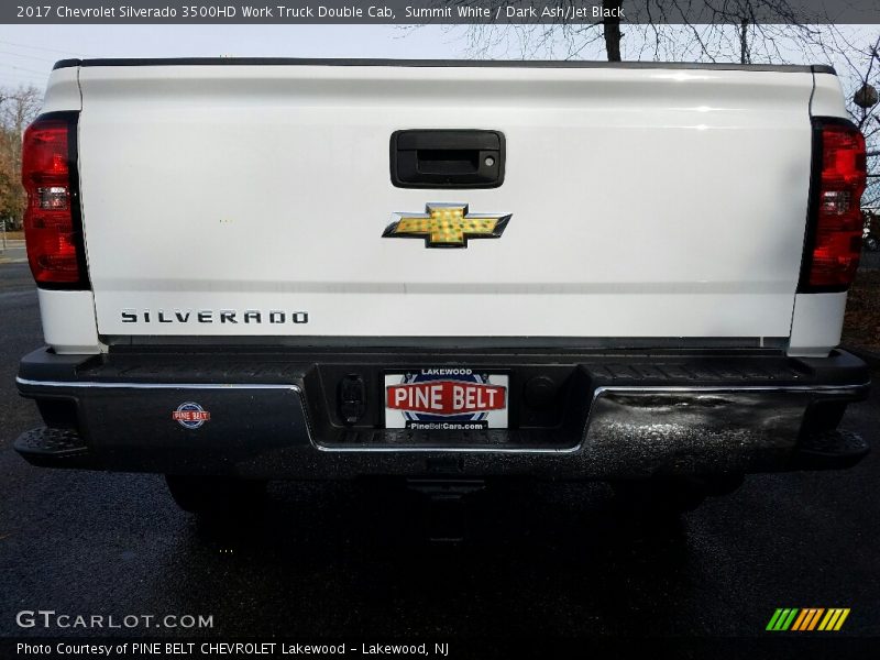 Summit White / Dark Ash/Jet Black 2017 Chevrolet Silverado 3500HD Work Truck Double Cab