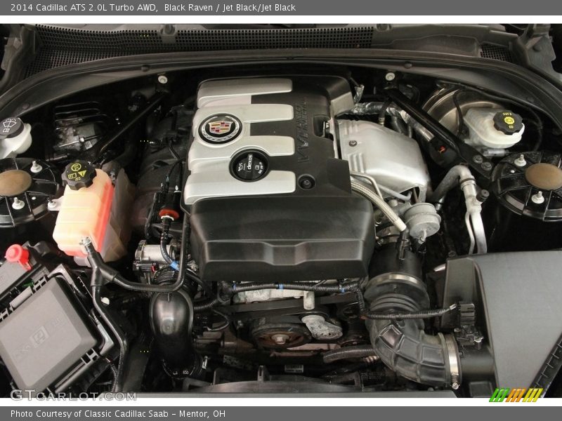 Black Raven / Jet Black/Jet Black 2014 Cadillac ATS 2.0L Turbo AWD