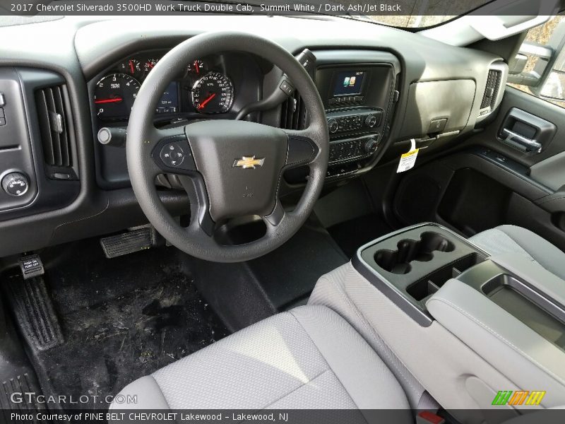 Summit White / Dark Ash/Jet Black 2017 Chevrolet Silverado 3500HD Work Truck Double Cab