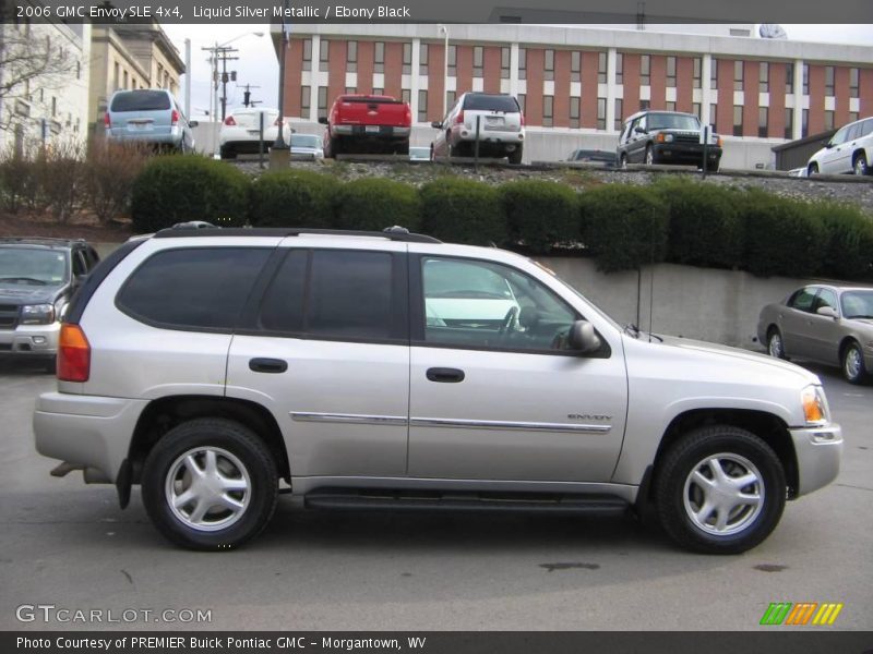 Liquid Silver Metallic / Ebony Black 2006 GMC Envoy SLE 4x4