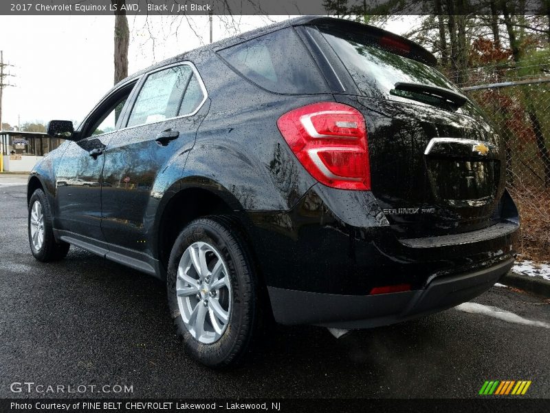 Black / Jet Black 2017 Chevrolet Equinox LS AWD