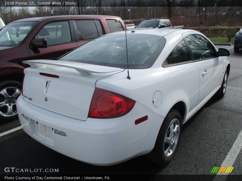 Summit White / Ebony 2008 Pontiac G5