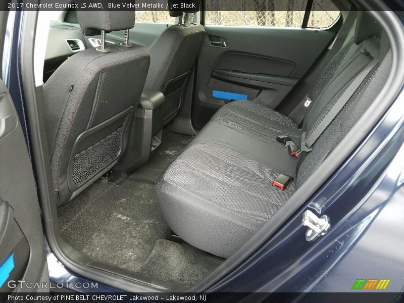 Blue Velvet Metallic / Jet Black 2017 Chevrolet Equinox LS AWD