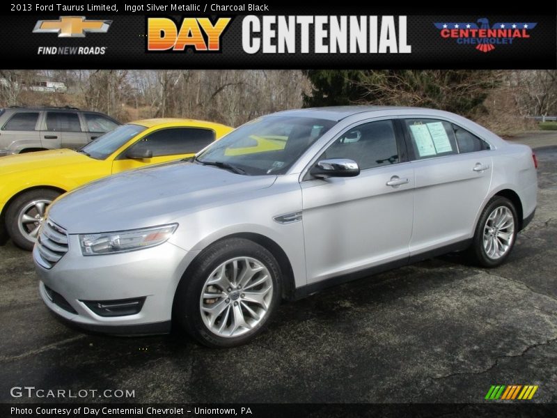 Ingot Silver Metallic / Charcoal Black 2013 Ford Taurus Limited