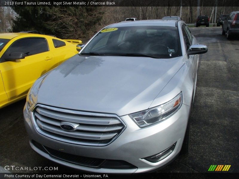 Ingot Silver Metallic / Charcoal Black 2013 Ford Taurus Limited