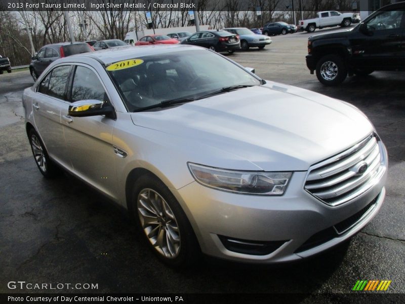 Ingot Silver Metallic / Charcoal Black 2013 Ford Taurus Limited