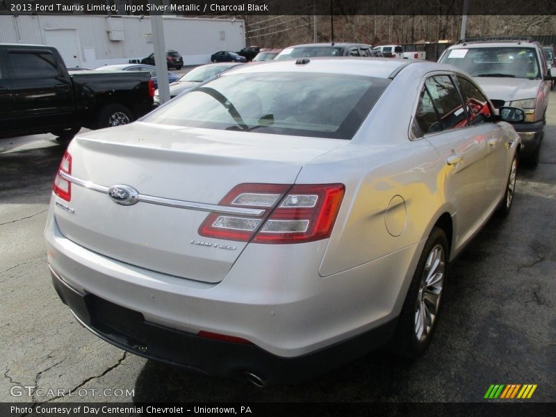Ingot Silver Metallic / Charcoal Black 2013 Ford Taurus Limited