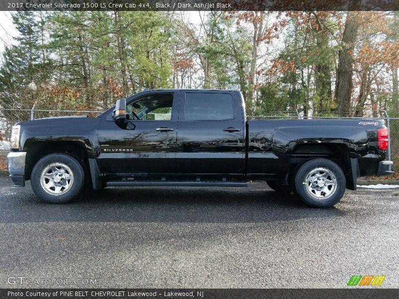 Black / Dark Ash/Jet Black 2017 Chevrolet Silverado 1500 LS Crew Cab 4x4