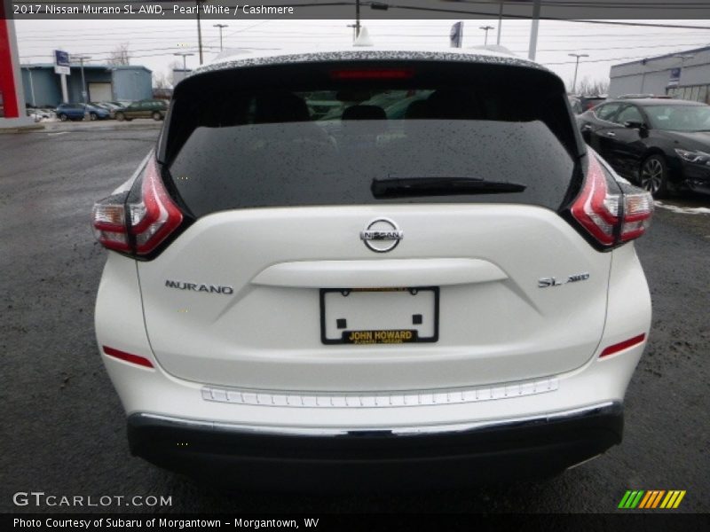 Pearl White / Cashmere 2017 Nissan Murano SL AWD