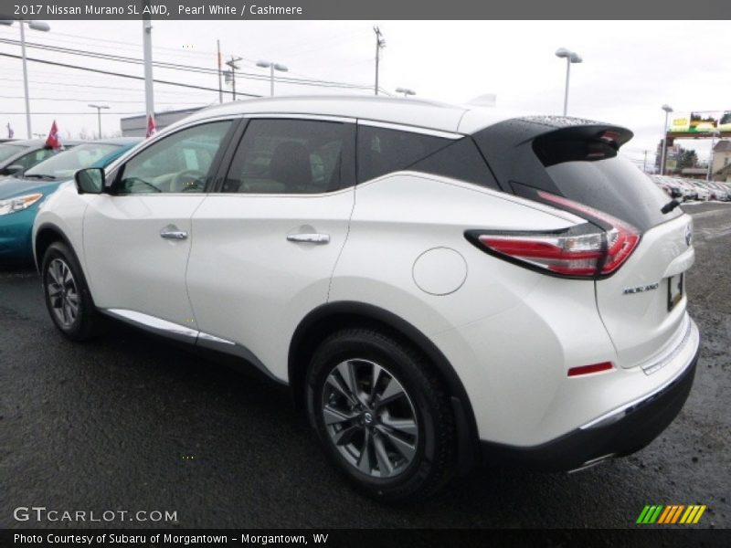 Pearl White / Cashmere 2017 Nissan Murano SL AWD