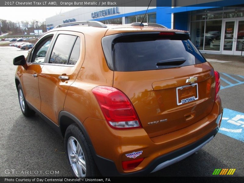 Orange Burst Metallic / Jet Black 2017 Chevrolet Trax LT AWD