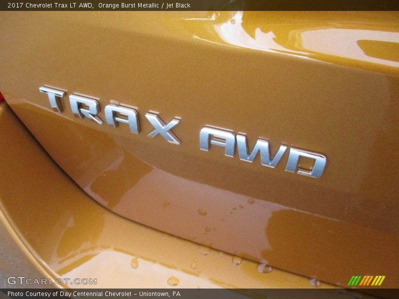 Orange Burst Metallic / Jet Black 2017 Chevrolet Trax LT AWD