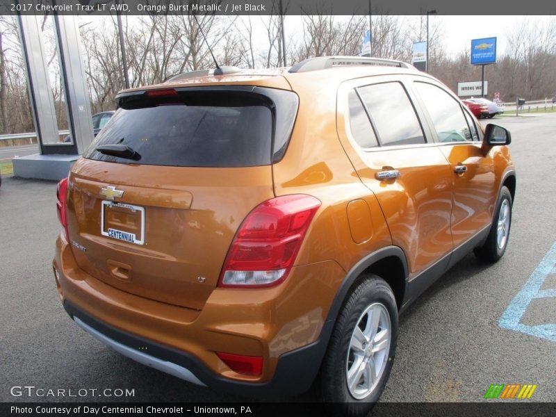 Orange Burst Metallic / Jet Black 2017 Chevrolet Trax LT AWD