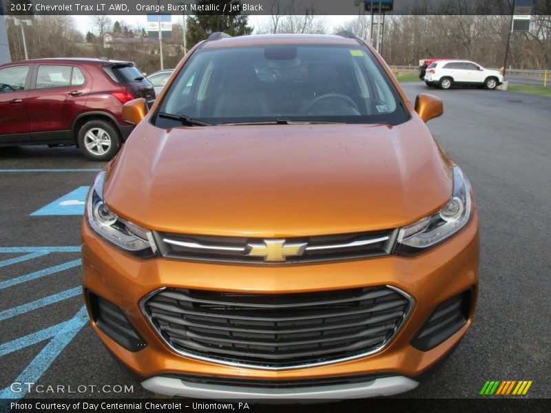 Orange Burst Metallic / Jet Black 2017 Chevrolet Trax LT AWD