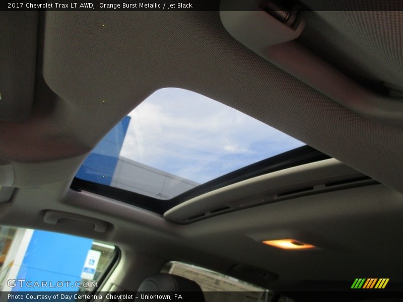 Orange Burst Metallic / Jet Black 2017 Chevrolet Trax LT AWD