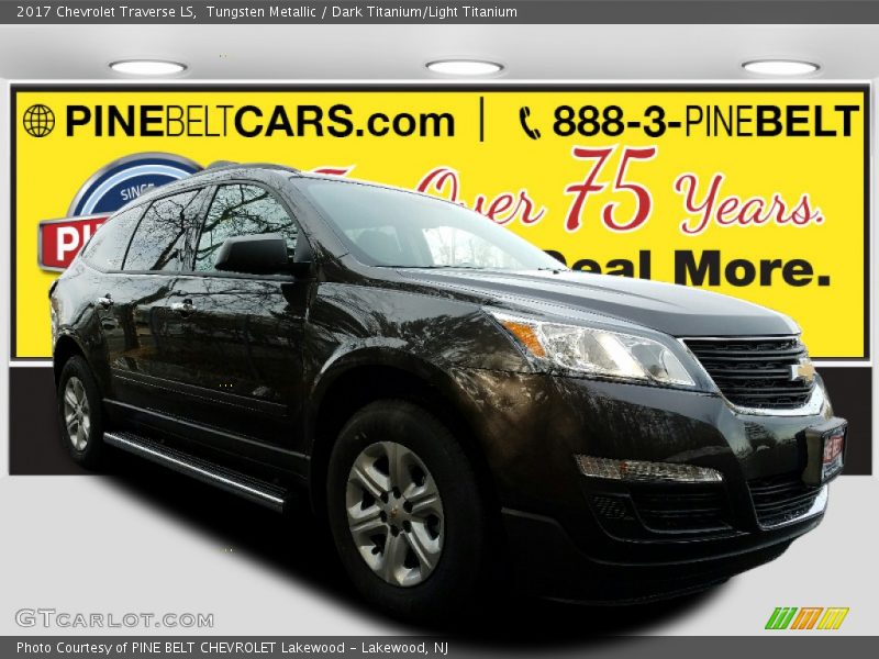Tungsten Metallic / Dark Titanium/Light Titanium 2017 Chevrolet Traverse LS