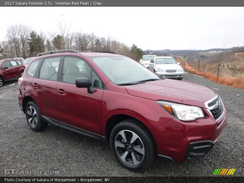Venetian Red Pearl / Gray 2017 Subaru Forester 2.5i