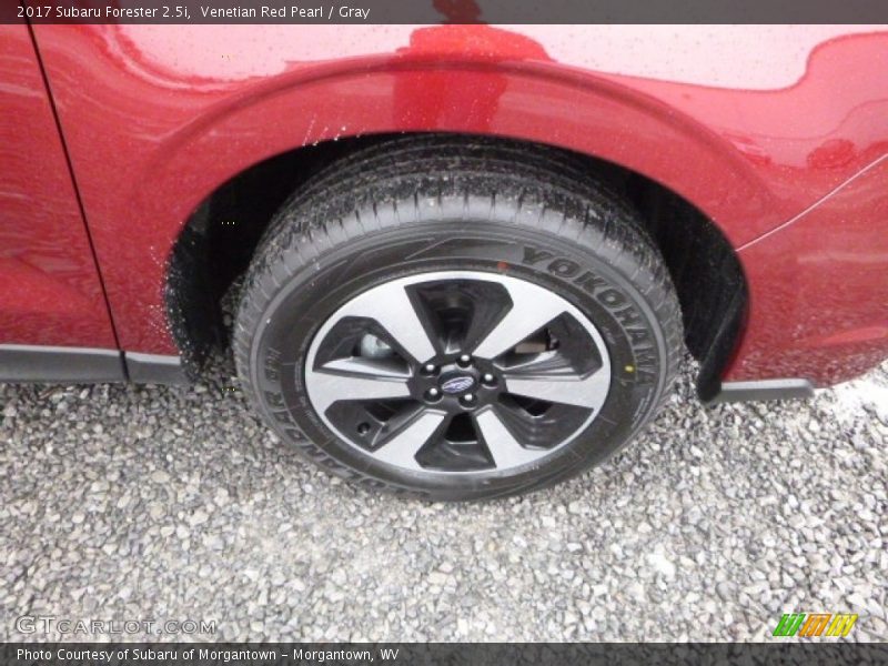 Venetian Red Pearl / Gray 2017 Subaru Forester 2.5i