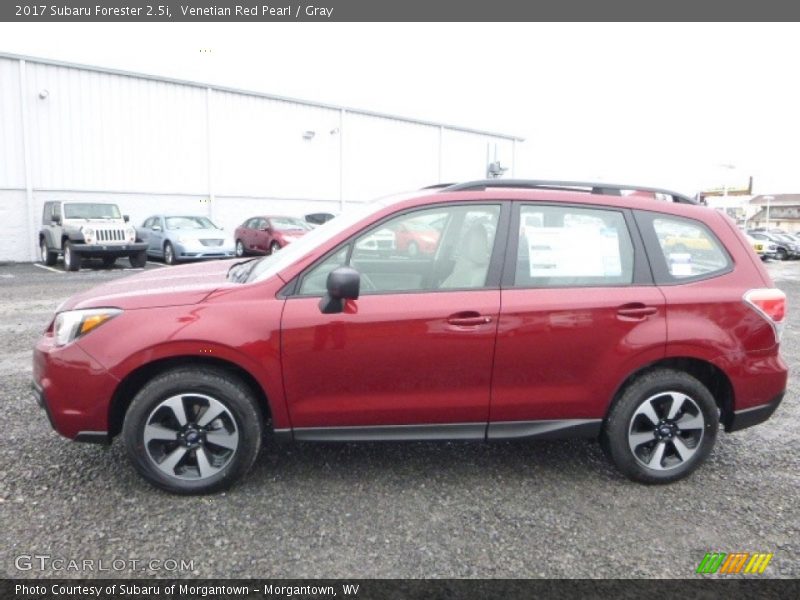 Venetian Red Pearl / Gray 2017 Subaru Forester 2.5i