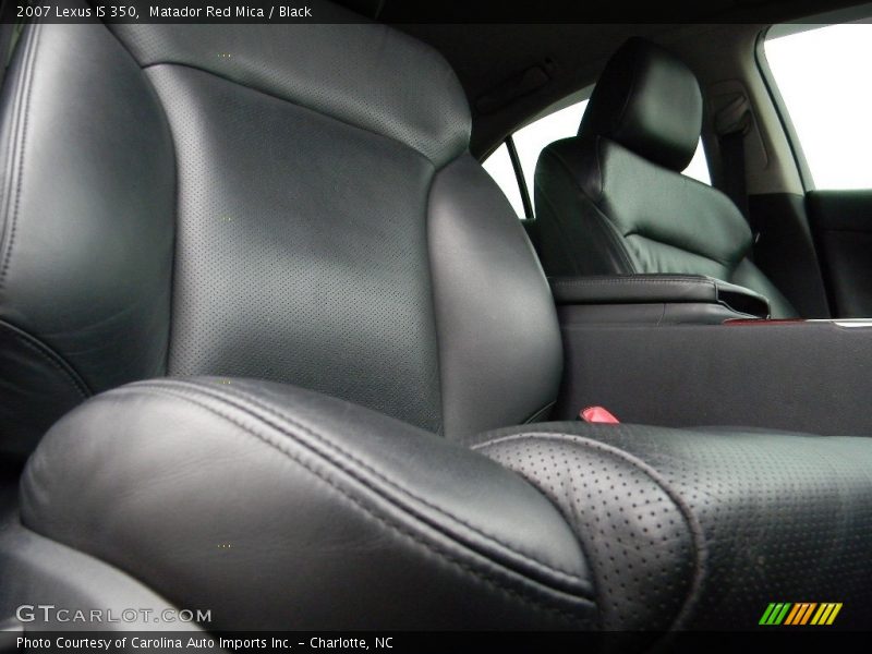 Matador Red Mica / Black 2007 Lexus IS 350