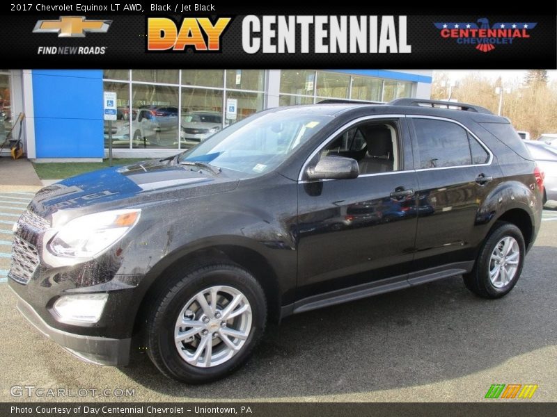 Black / Jet Black 2017 Chevrolet Equinox LT AWD