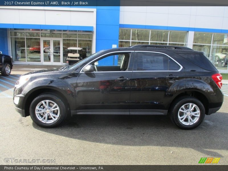 Black / Jet Black 2017 Chevrolet Equinox LT AWD