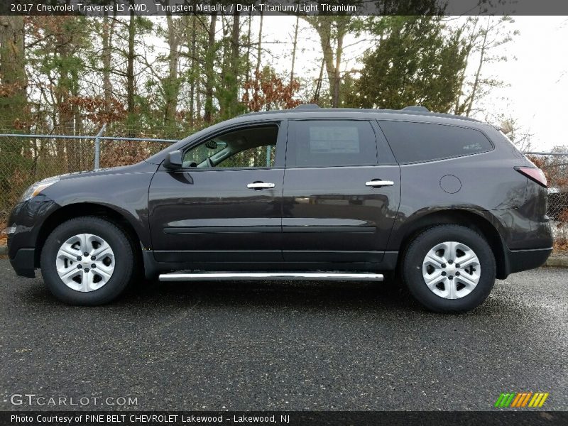 Tungsten Metallic / Dark Titanium/Light Titanium 2017 Chevrolet Traverse LS AWD