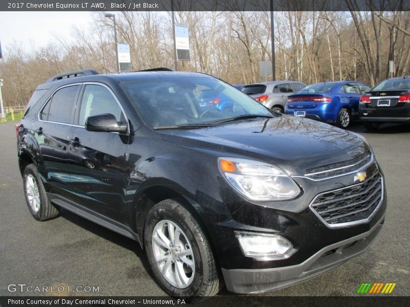 Black / Jet Black 2017 Chevrolet Equinox LT AWD