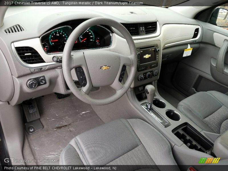 Tungsten Metallic / Dark Titanium/Light Titanium 2017 Chevrolet Traverse LS AWD