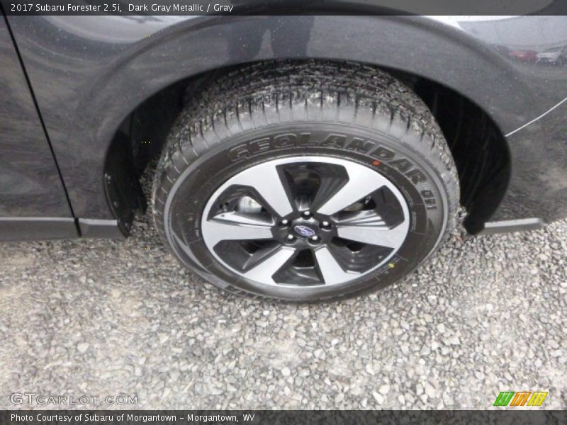 Dark Gray Metallic / Gray 2017 Subaru Forester 2.5i