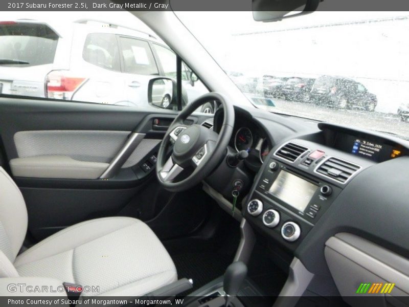 Dark Gray Metallic / Gray 2017 Subaru Forester 2.5i