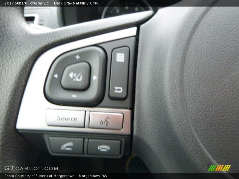 Dark Gray Metallic / Gray 2017 Subaru Forester 2.5i