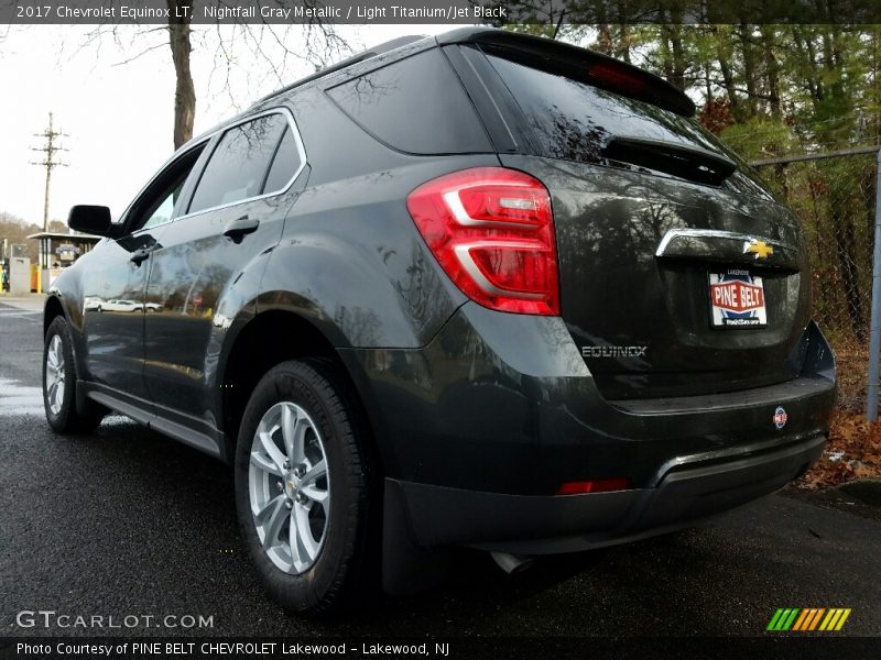 Nightfall Gray Metallic / Light Titanium/Jet Black 2017 Chevrolet Equinox LT