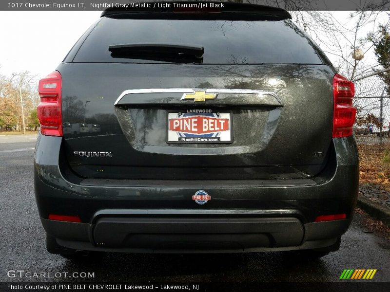 Nightfall Gray Metallic / Light Titanium/Jet Black 2017 Chevrolet Equinox LT