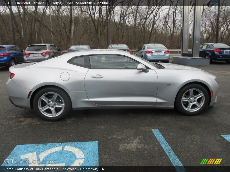 Silver Ice Metallic / Jet Black 2017 Chevrolet Camaro LT Coupe