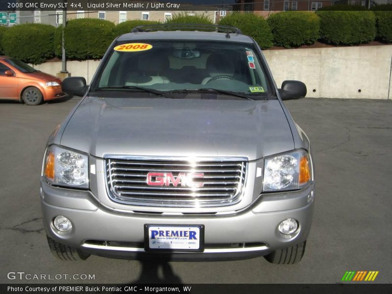 Liquid Silver Metallic / Light Gray 2008 GMC Envoy SLT 4x4