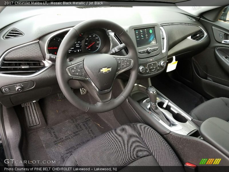 Mosaic Black Metallic / Jet Black 2017 Chevrolet Malibu LT