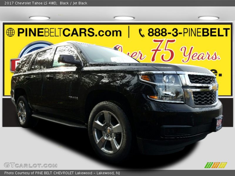 Black / Jet Black 2017 Chevrolet Tahoe LS 4WD