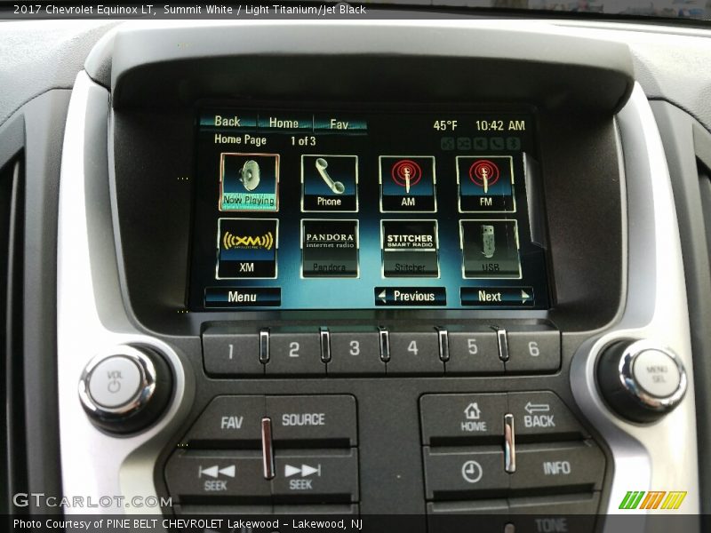 Summit White / Light Titanium/Jet Black 2017 Chevrolet Equinox LT