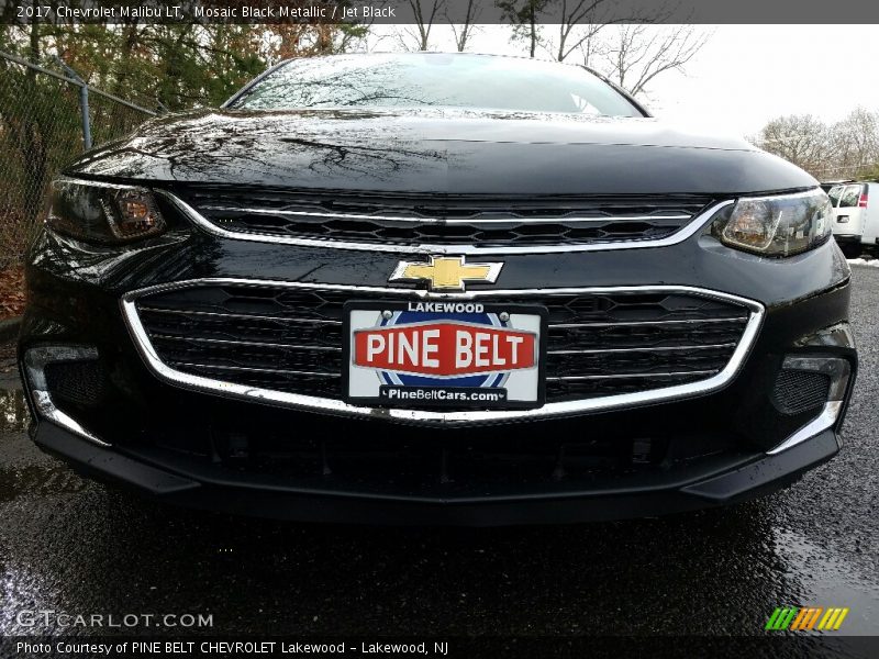 Mosaic Black Metallic / Jet Black 2017 Chevrolet Malibu LT