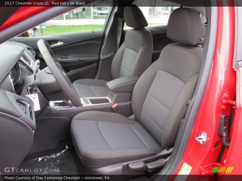 Red Hot / Jet Black 2017 Chevrolet Cruze LS