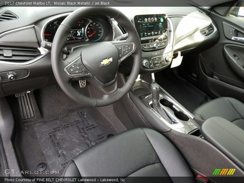 Mosaic Black Metallic / Jet Black 2017 Chevrolet Malibu LT