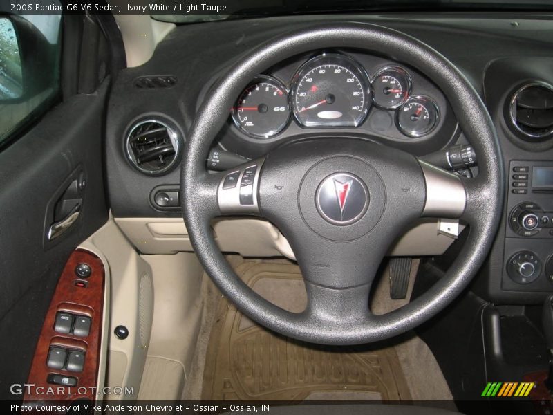 Ivory White / Light Taupe 2006 Pontiac G6 V6 Sedan