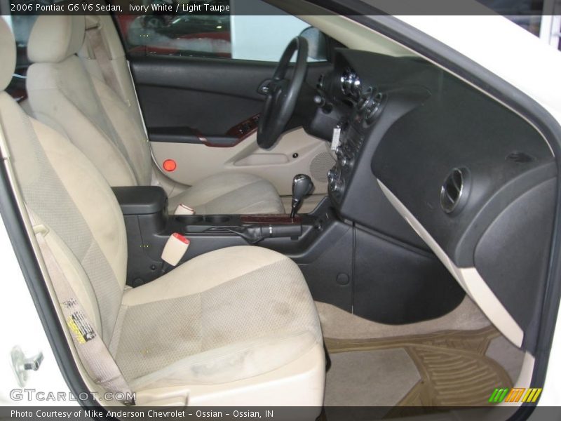 Ivory White / Light Taupe 2006 Pontiac G6 V6 Sedan